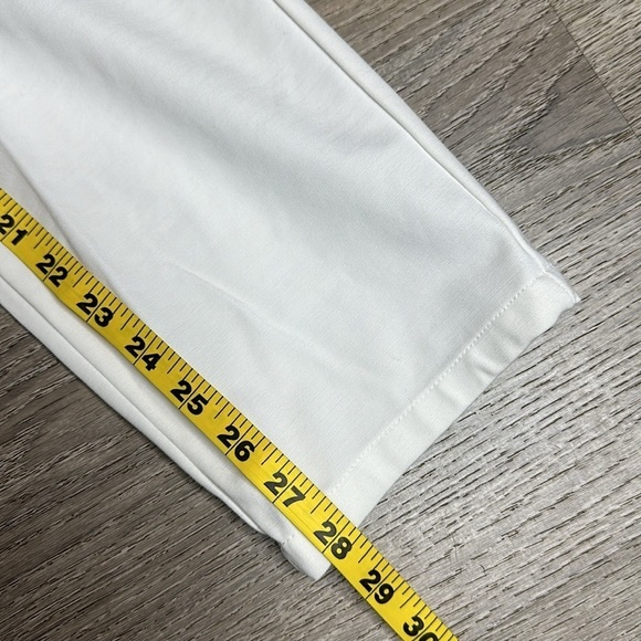 NEW KARL LAGERFELD PARIS High Rise Skinny Pants in White Sz 16 - Picture 13 of 14